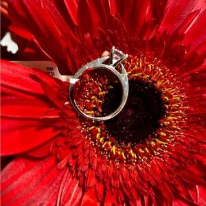 💍 Ross-Simons Engagement Ring Moissanite -beautiful setting New In Box